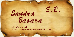 Sandra Basara vizit kartica